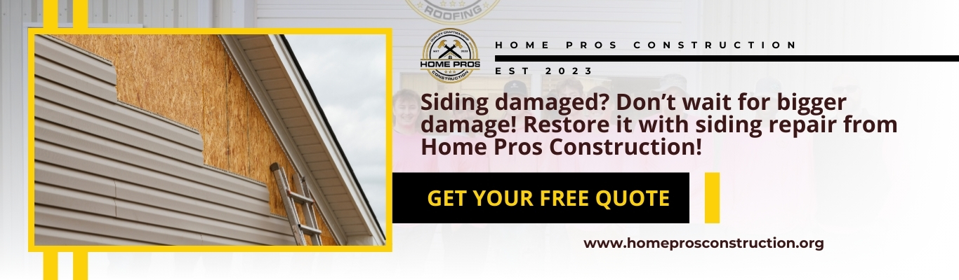 A damaged home exterior shows why prompt siding repair from Home Pros Construction in Eugene, OR is important.