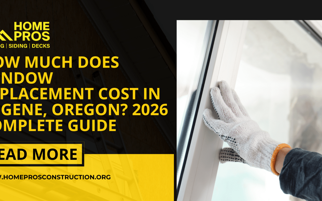 How Much Does Window Replacement Cost in Eugene, Oregon? 2026 Complete Guide