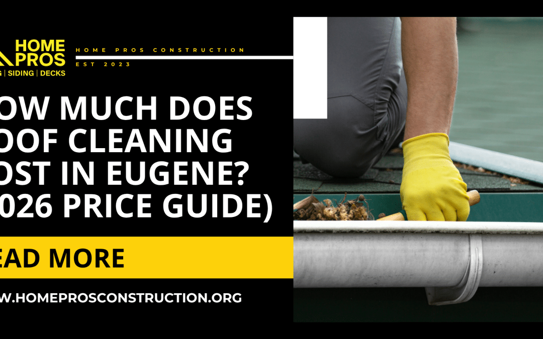 How Much Does Roof Cleaning Cost in Eugene? (2026 Price Guide)