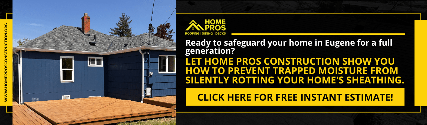Home Pros Construction banner showcasing the best siding for wet climate moisture protection